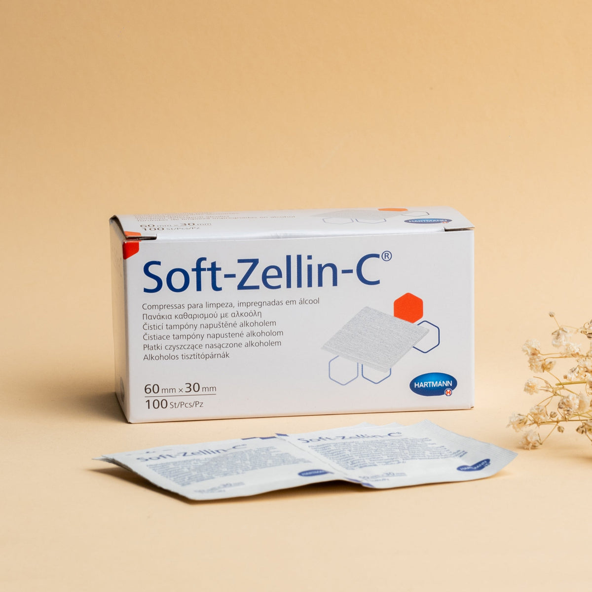 čistiace tampony napustene alkoholom